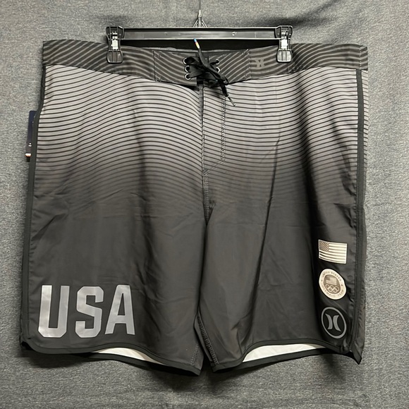 💥3/$30💥NWT Hurley Men’s Phantom USA Olympic Team Fashion Board Short - Size 40 - Picture 4 of 13